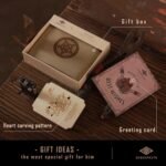 Мъжки кожен портфейл с вълк - естествена кожа - Image 22