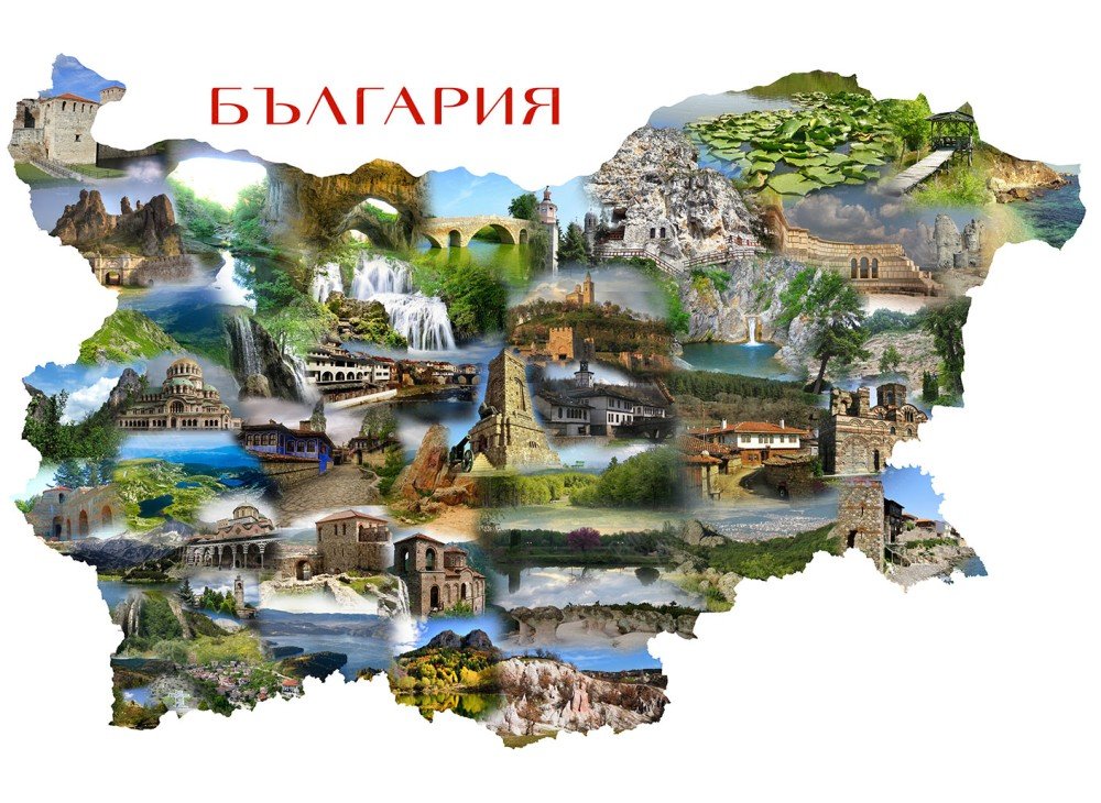 Турустическа карта на България