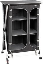 Голям преносим шкаф за къмпинг с гардероб AZABACHE HSC CROSS SQUARE