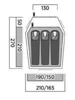 EASY CAMP Триместна палатка Reindal 3 - Image 3
