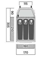 EASY CAMP Триместна палатка Setesdal 3 - Image 3