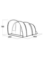 EASY CAMP Четириместна палатка Skarvan 4 - Image 5