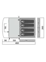 EASY CAMP Четириместна палатка Skarvan 4 - Image 6