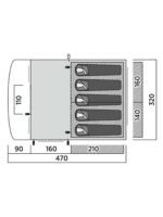 EASY CAMP Петместна палатка Skarvan 5 - Image 6