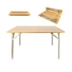 Сгъваема бамбукова маса за къмпинг GOCAMPY 3 размера - Image 6