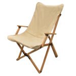 Сгъваем бохо стол за къмпинг дърво и текстил GOCAMPY - Image 5