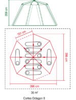 COLEMAN Палатка Cortes Octagon 8 - Image 7