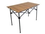 Здрава сгъваема маса за къмпинг с шарка дърво GOCAMPY - Image 2
