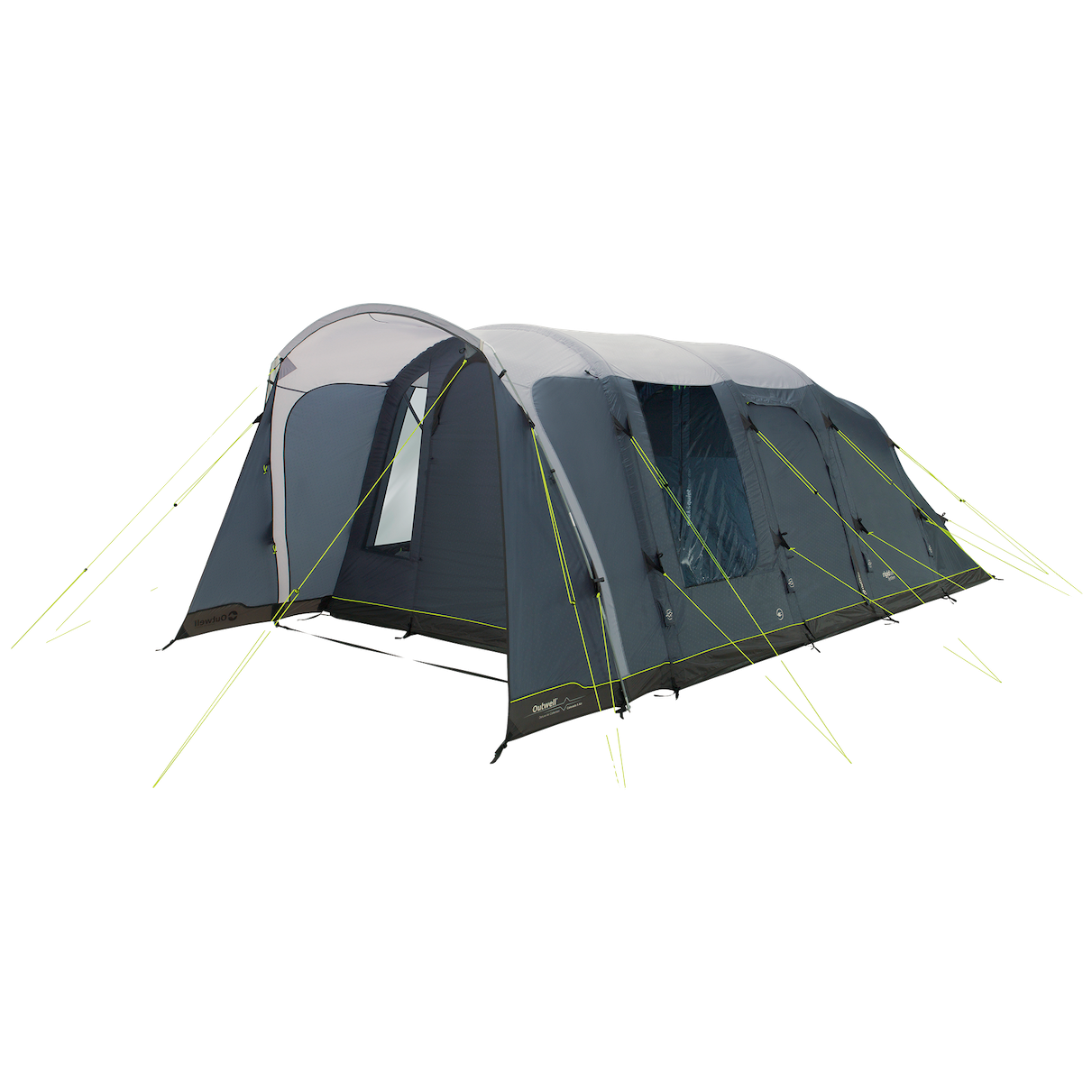 Надуваема палатка Outwell Colorado 5 Air – монтаж с помпа без колчета