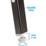 Сгъваем шкаф за къмпинг с бамбуков плот MERCURY CROSS LS SQ - Image 8