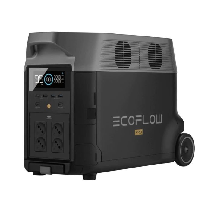 Портативна професионална електроцентрала за зареждане на устройства - EcoFlow DELTA Pro Portable Power Station 3600Wh (черен)