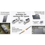 Комплект от два броя соларни панели зареждащи от слънцето за каравана или кемпер - EcoFlow 2x130W RVMax Rigid Solar Panel Combo (черен) - Image 7