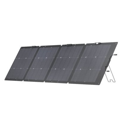 Сгъваем соларен панел зареждащ директно от слънцето - EcoFlow NextGen 220W Bifacial Portable Solar Panel (черен)
