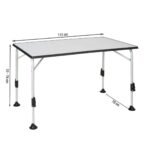 Сгъваема маса за къмпинг с твърд плот Berger Ivalo 115 x 70 см - Image 5