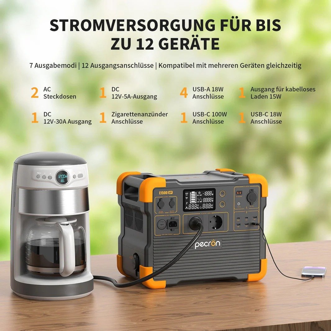 PECRON E1500LFP Безшумен агрегат за ток 2200W 1536Wh - Image 17