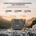 PECRON E1500LFP Безшумен агрегат за ток 2200W 1536Wh - Image 12