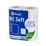 Тоалетна хартия за химически тоалтени, разградима, Berger, 4 ролки, двупластова - Image 3