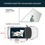 Твърда покривна палатка VICKYWOOD CUMARU EASE 135 - Image 9
