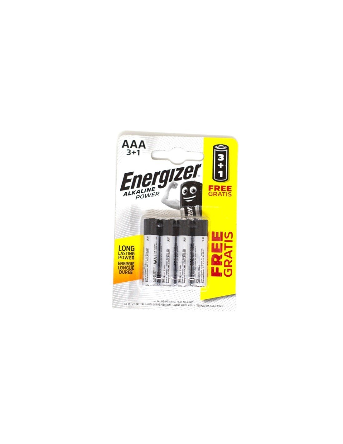 Алкални батерии AAA Energizer