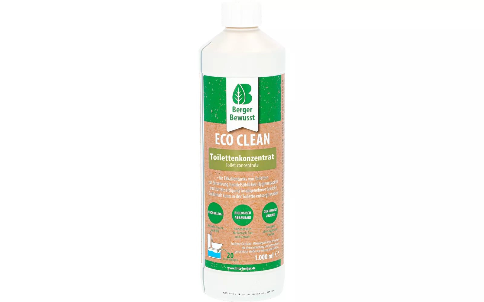 992060_6061106.jpg Екологичен препарат за химическа тоалетна Berger Eco Clean 1L - Image 1