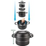 Комплект съдове за готвене за кемпер BRUNNER PIRATE NG 7+1 22см - Image 6