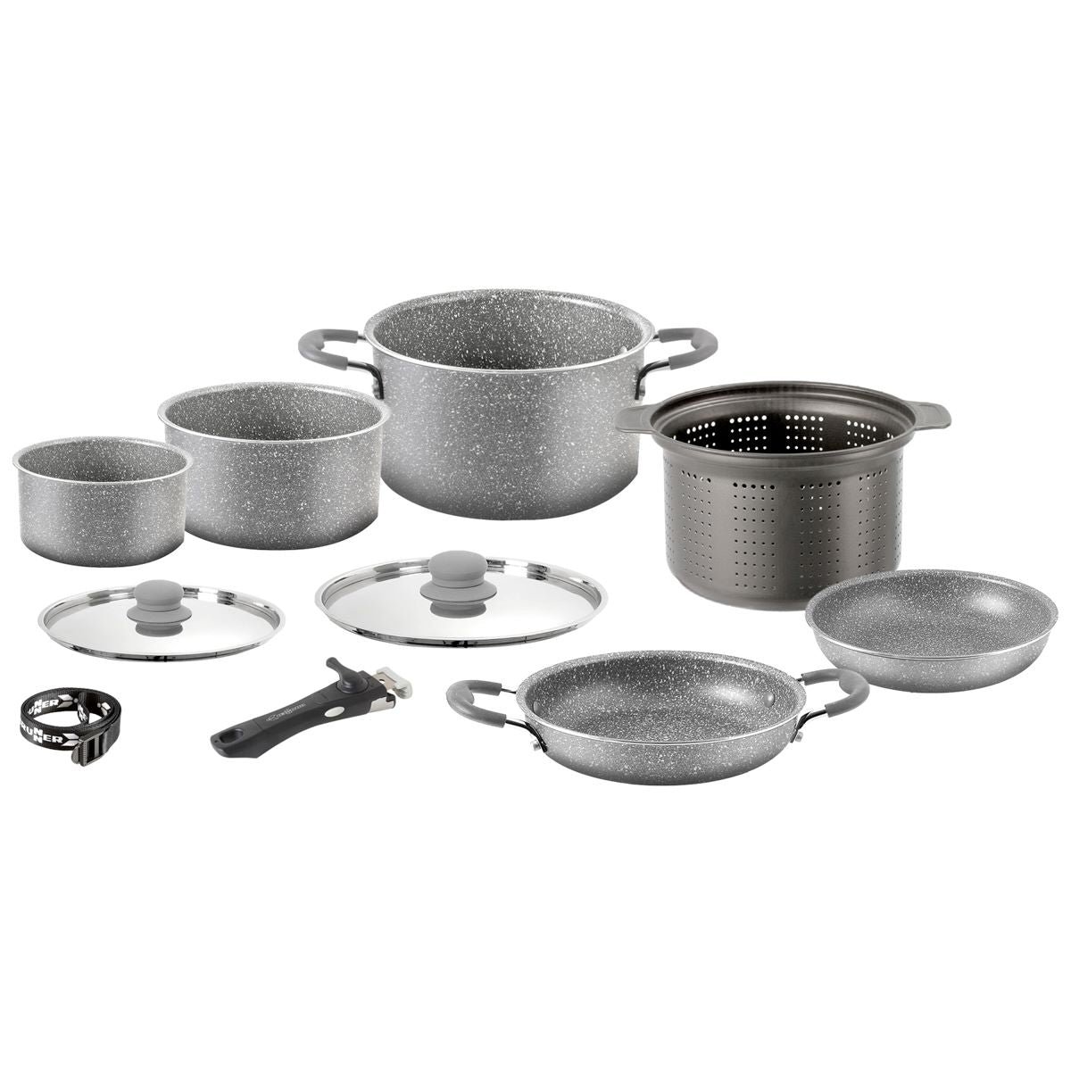 Serviz-tendjeri-gotvene-kamping-brunner-gourmet-rock-1.jpg Комплект тенджери за готвене за къмпинг BRUNNER GOURMET ROCK 9+1 22см - Image 1