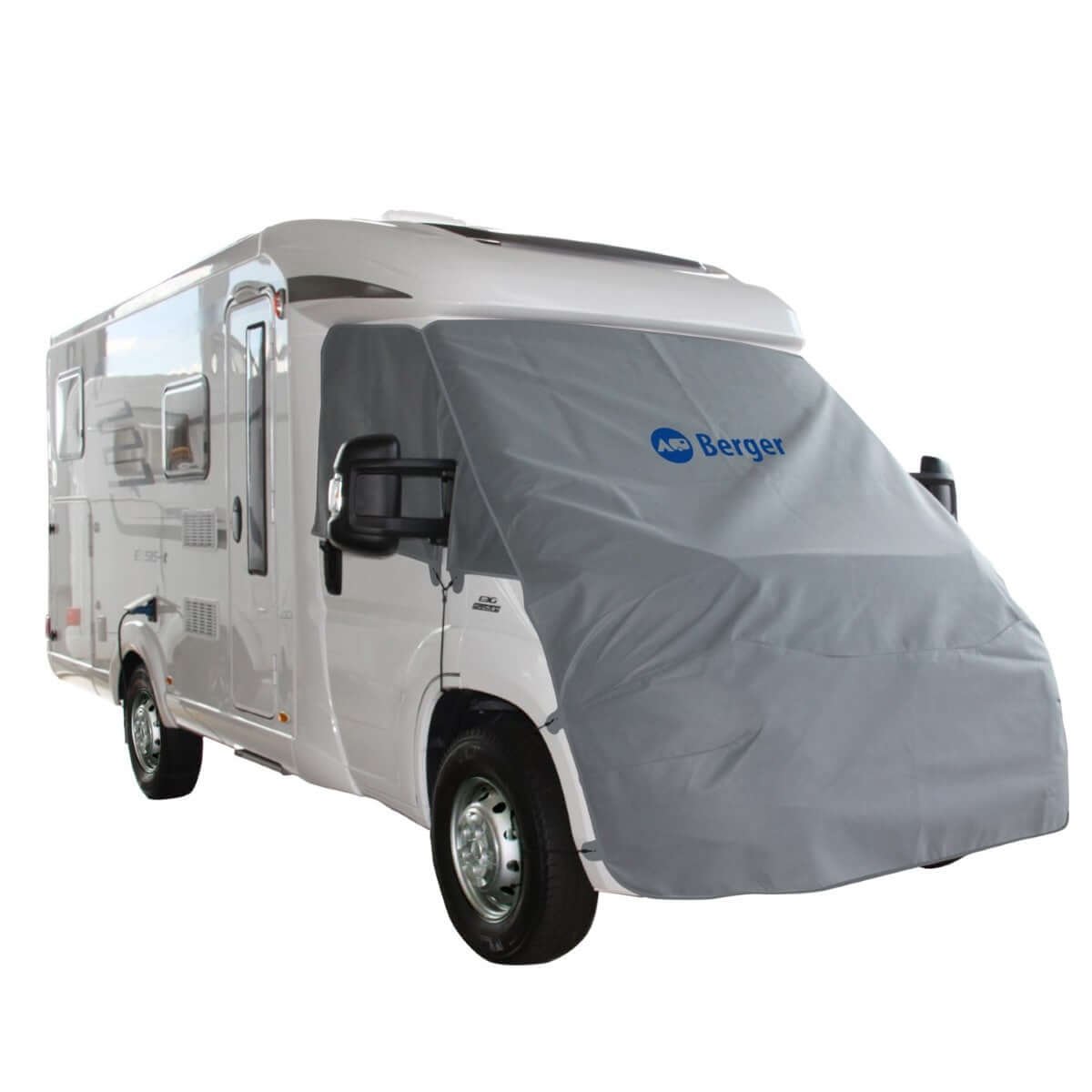 pokrivalostaklogoliamo.jpg Защитно покривало за предница на кемпер Fiat Ducato - Image 1