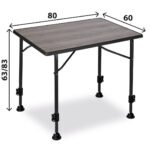 Къмпинг маса с регулеруеми крака BRUNNER LINEAR GREYWOOD - Image 6