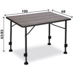 Къмпинг маса с регулеруеми крака BRUNNER LINEAR GREYWOOD - Image 7