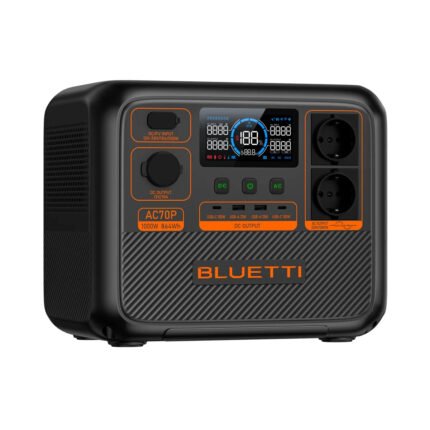 Преносима зарядна станция Bluetti AC70P (Premium 80) – 864 Wh, 1000 W