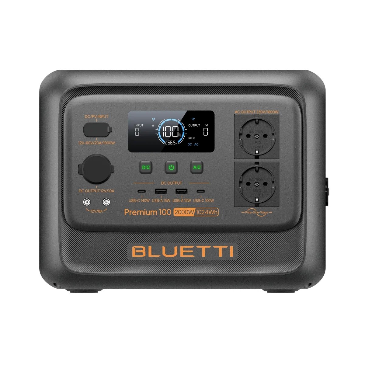 Преносима зарядна станция Bluetti Premium 100 V2 – 1024 Wh, 2000 W Преносима зарядна станция Bluetti Premium 100 V2 – 1024 Wh, 2000 W
