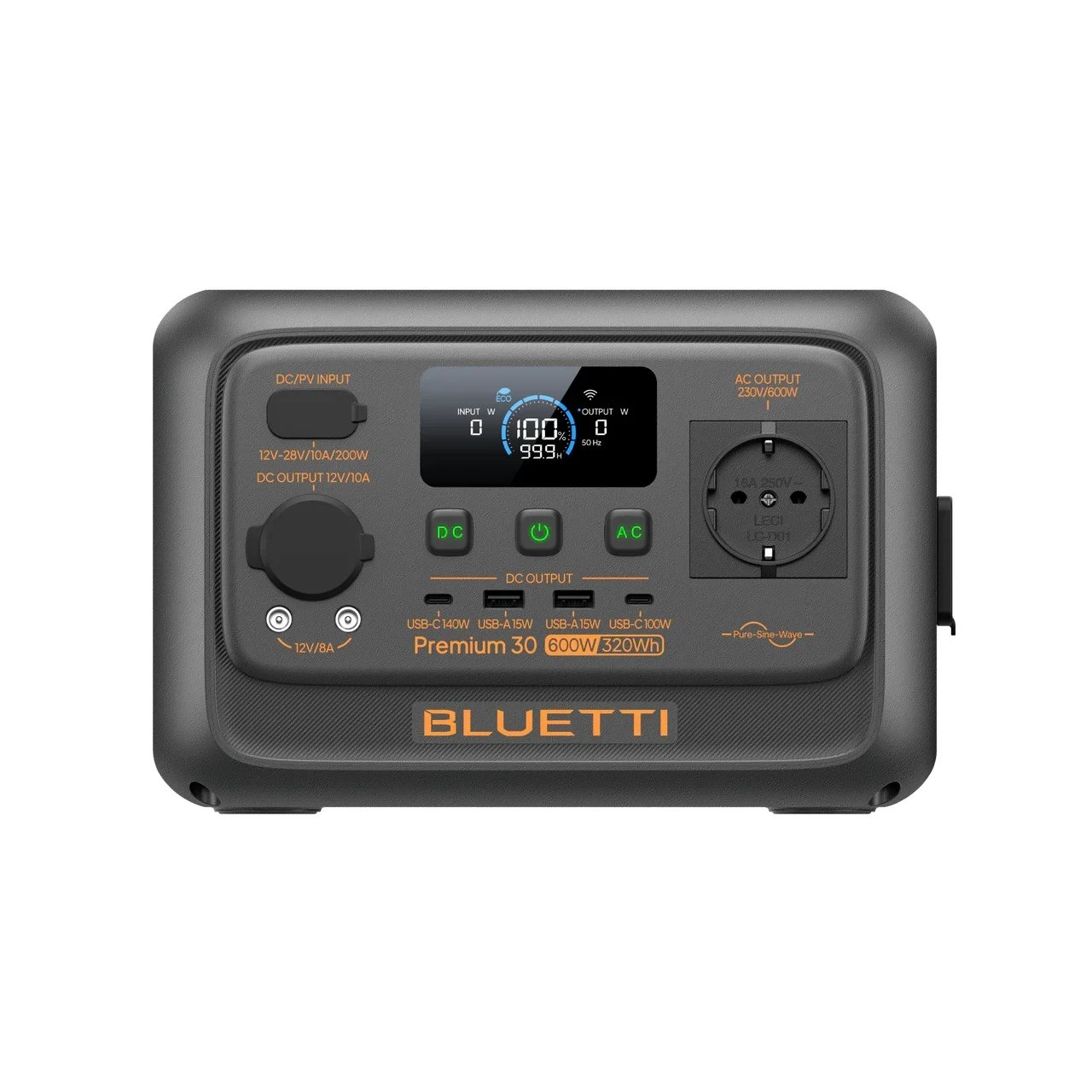 Преносима зарядна станция Bluetti Premium 30 V2 – 320 Wh, 600 W Преносима зарядна станция Bluetti Premium 30 V2 – 320 Wh, 600 W
